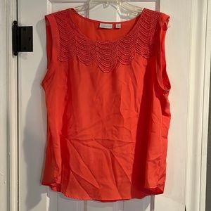 New York & Co. Coral Colored Blouse, Size XL